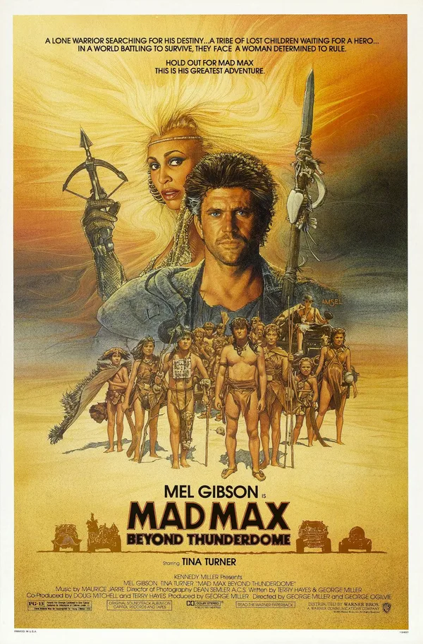 Mad Max Beyond Thunderdome poster